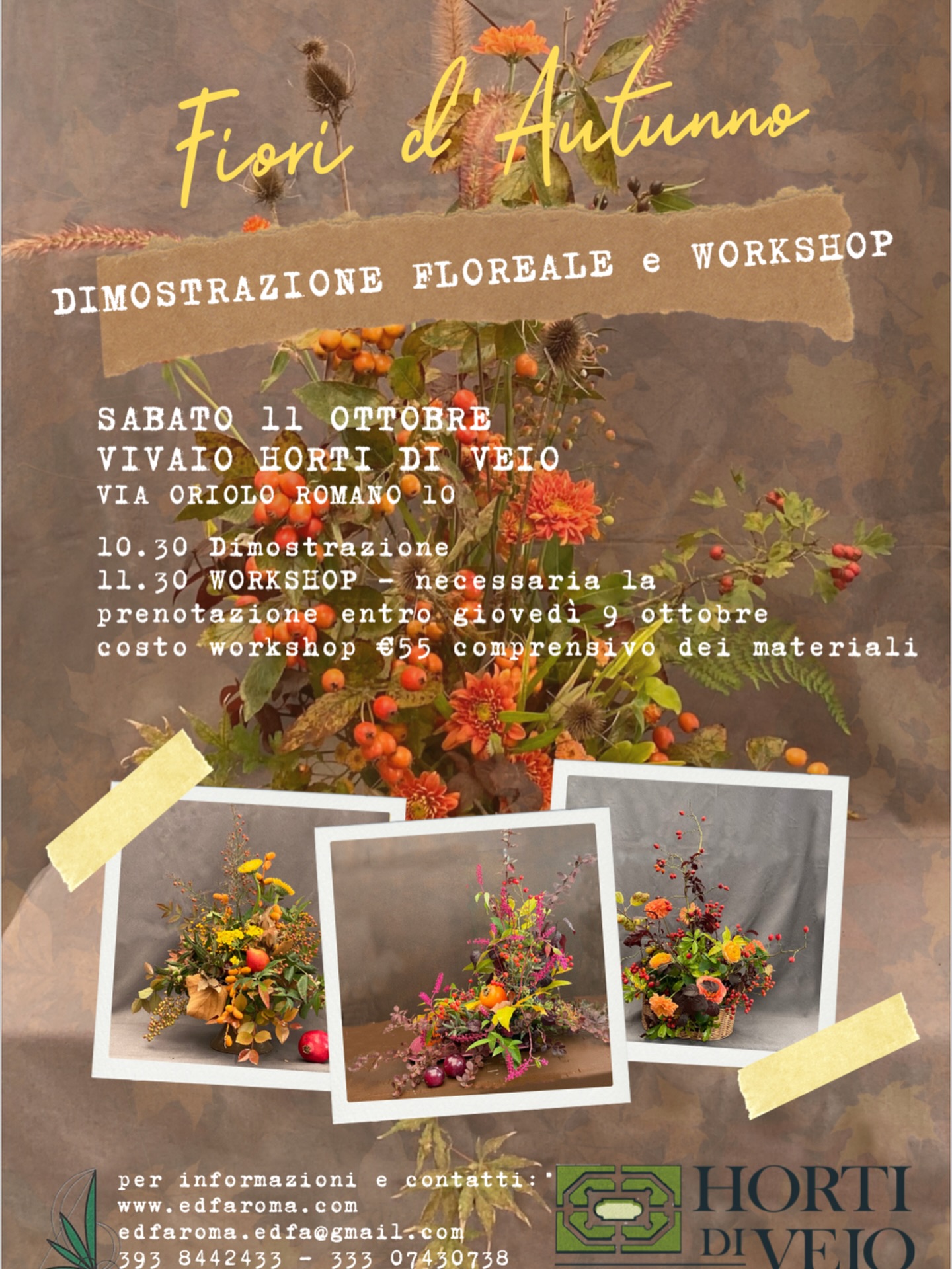 IKEBANA OHARA CHAPTER ROMA HORTI DI VEIO