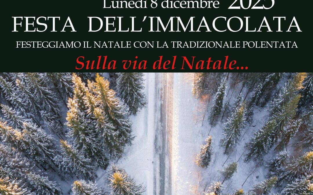 8 Dicembre Festa dell’Immacolata
