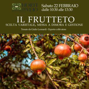 Corso: IL FRUTTETO scelta varietale, messa a dimora e gestione