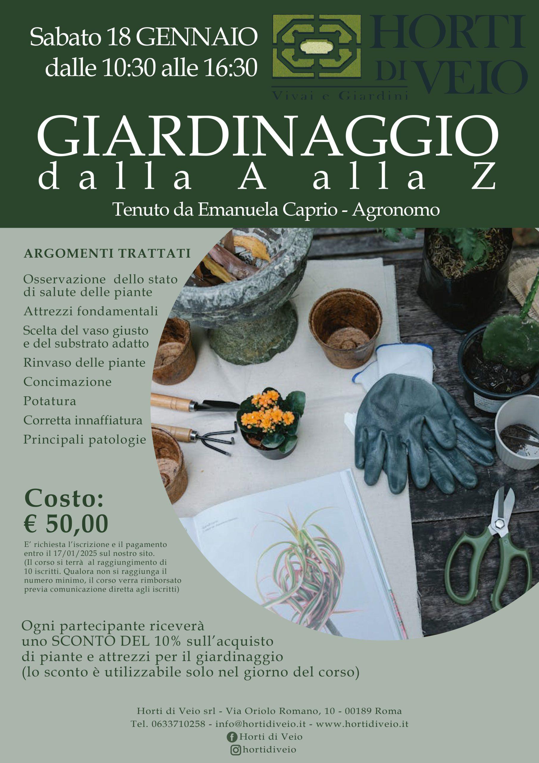 Corso: Giardinaggio dalla A alla Z - immagine 2