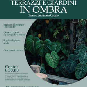 CORSO: TERRAZZI E GIARDINI IN OMBRA