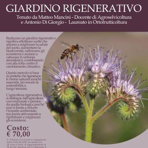 CORSO: GIARDINO RIGENERATIVO