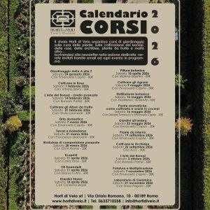 Calendario corsi 2026
