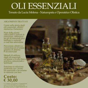 CORSO: OLI ESSENZIALI