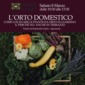 CORSO: L’ORTO DOMESTICO