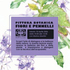 Pittura Botanica: Fiori e pennelli